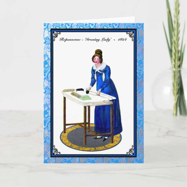 Carte de voeux Regency Fashion 1824 (Devant)