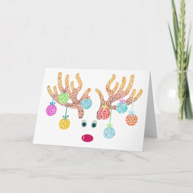 Carte de voeux Reindeer (Devant)