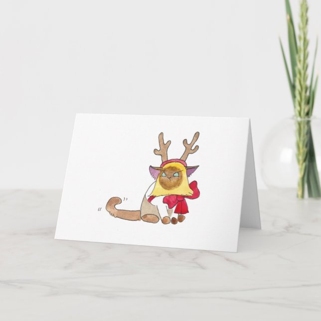 Carte de voeux Reindeer Elvis (Devant)