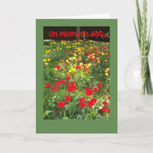 Carte de voeux 'Relax on Mother's Day' - 'Tulips'