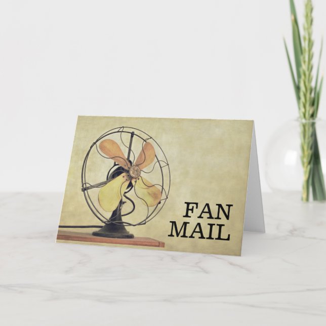Carte de voeux Retro Fan Mail (Devant)