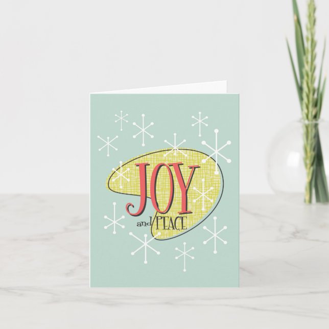 Carte de voeux Retro Noël 1958 - Personnaliser (Devant)