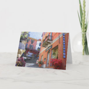 Carte de voeux "Ristorante Bilacus, Bellagio"
