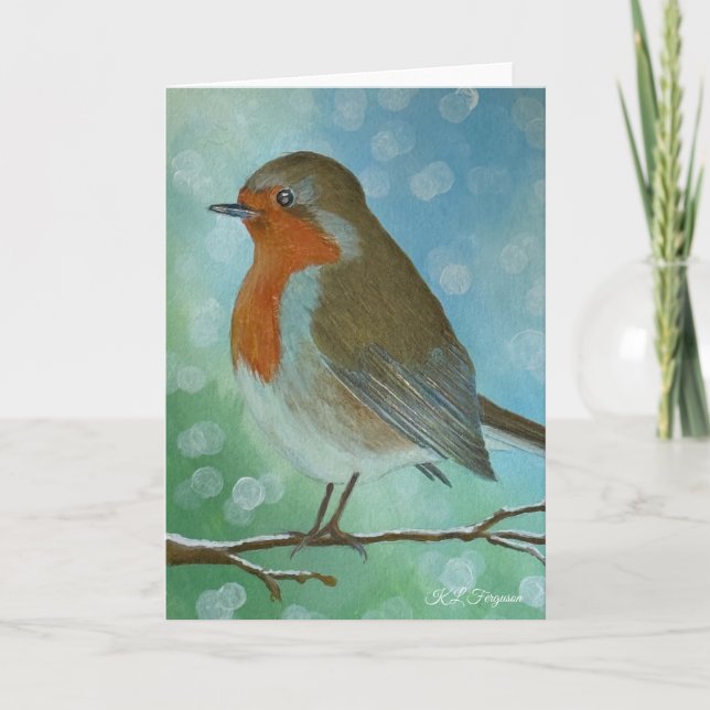 Carte de voeux Robin (Devant)