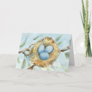 Carte de voeux "Robin's Nest"
