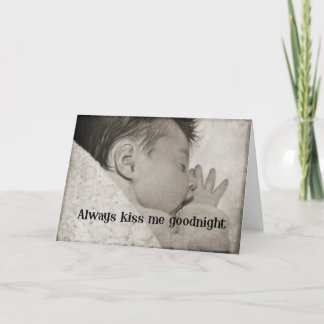 Carte de voeux ROCK-A-BYE BABY