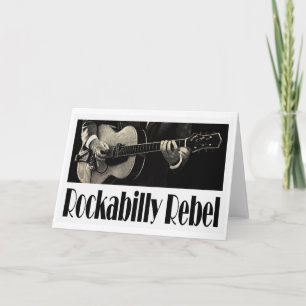 Carte de voeux Rockabilly Rebel