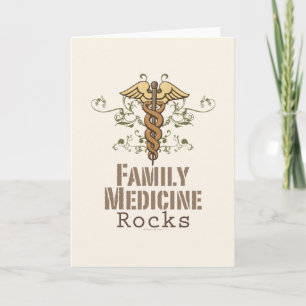 Carte de voeux Rocks en médecine familiale