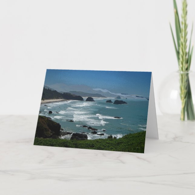Carte de voeux Rocky Coast (Devant)
