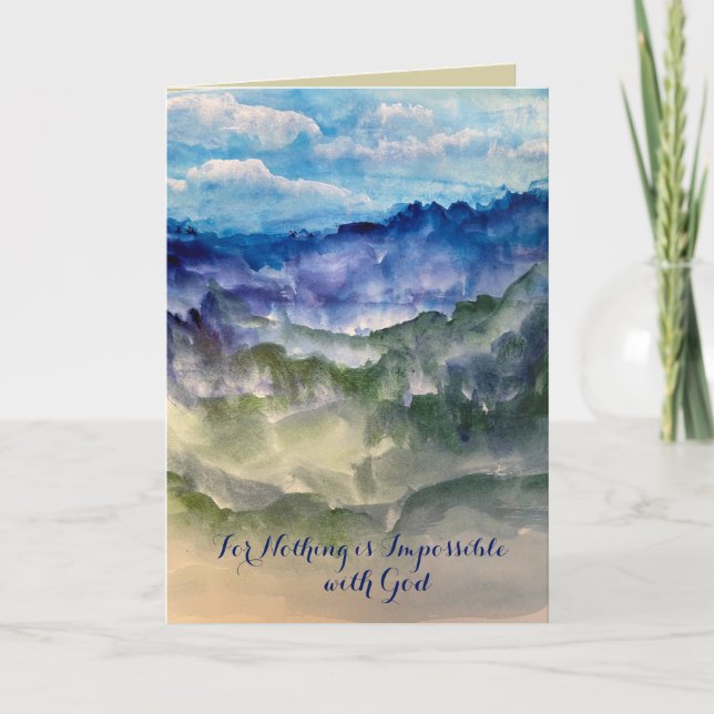Carte de voeux Rocky Mountain Blues (Devant)