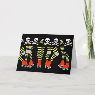 Carte de voeux Roller Derby