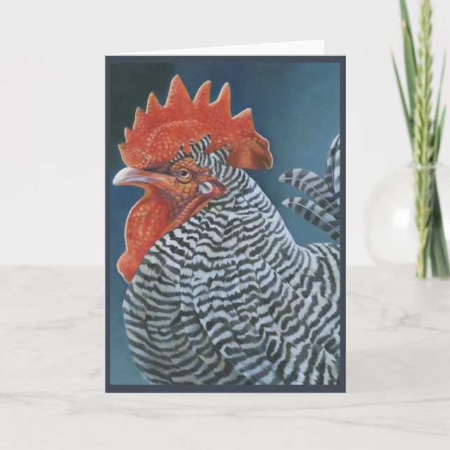 Carte de voeux "Rooster 2" (Devant)