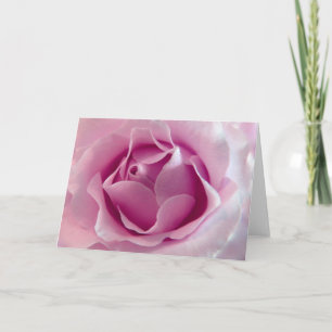 Carte de voeux rose rose