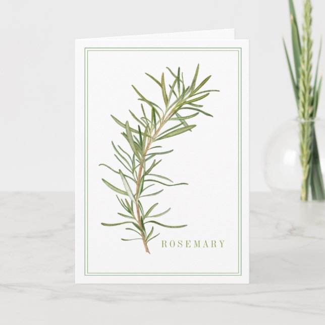 Carte de voeux ROSEMAIRE FRAÎCHE (Devant)