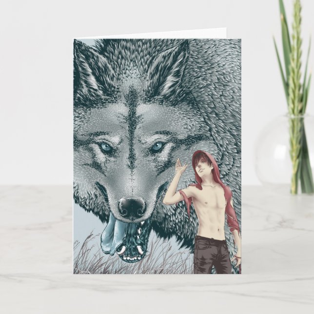 CARTE DE VOEUX ROUGE (Devant)