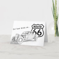 Carte de voeux Route 66