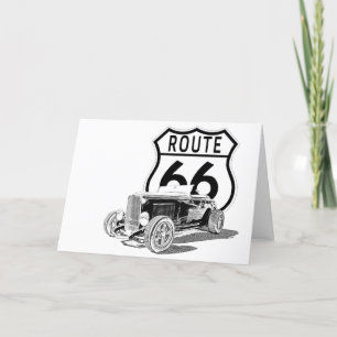 Carte de voeux Route 66