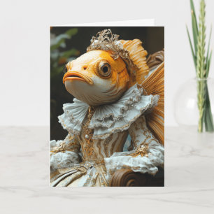 Carte de voeux Royal Poisson plié