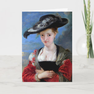 Carte de voeux Rubens Felt casquette CC0727