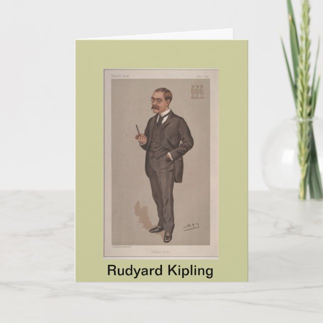 Carte de voeux Rudyard Kipling (Devant)