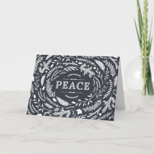 Carte de voeux Rustic Winter Holiday