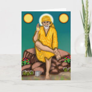 Carte de voeux Sai Baba