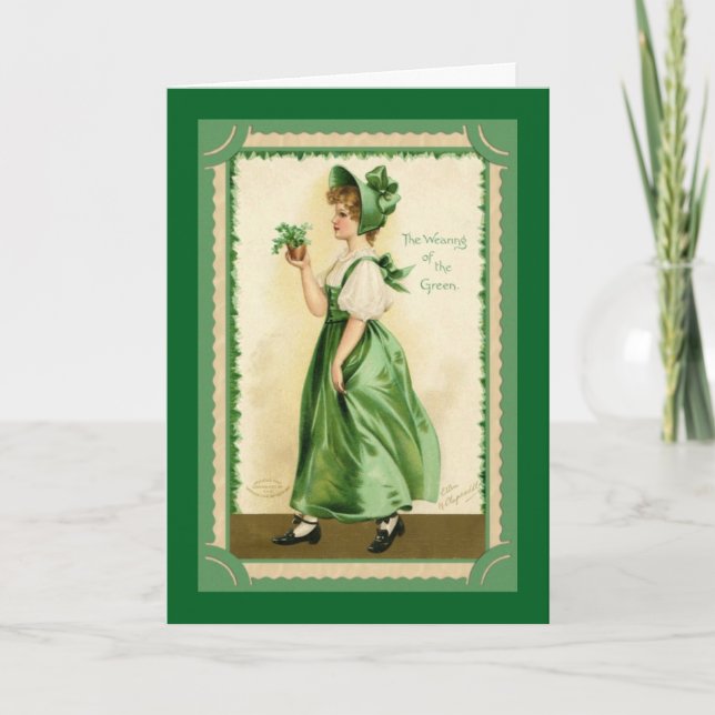Carte de vœux Saint-Patrick (Devant)