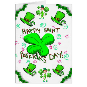 Carte de voeux Saint Patrick's Day