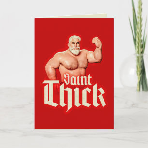 Carte de vœux Saint Thick Noël
