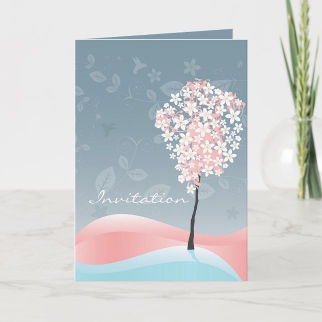 Carte de voeux Sakura Blossom (Devant)