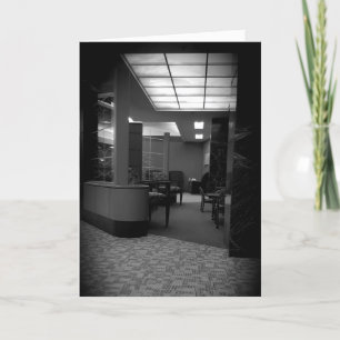 Carte de vœux « Salle d'attente de la clinique »