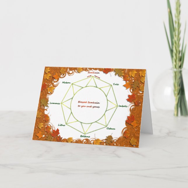 Carte de voeux Samhain (Devant)