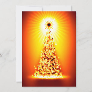 Carte de voeux sapin de Noël