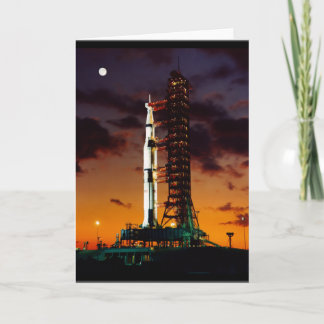 Carte de voeux Saturn V