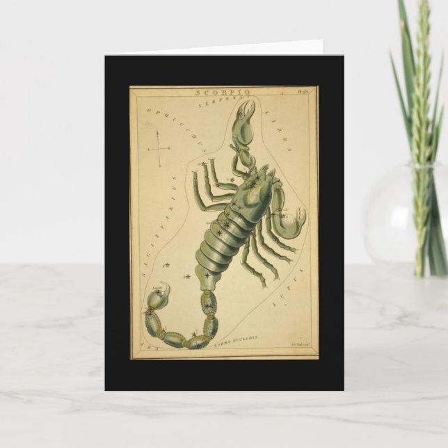 Carte de voeux Scorpio (Devant)
