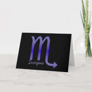 Carte de voeux Scorpio - Vide