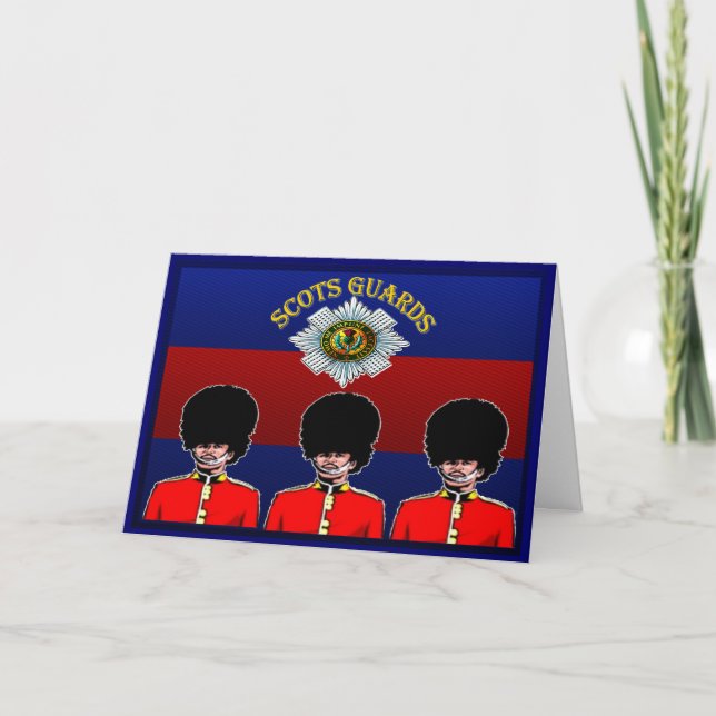 Carte de voeux Scots Guards (Devant)