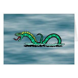 Carte de voeux Sea Serpent