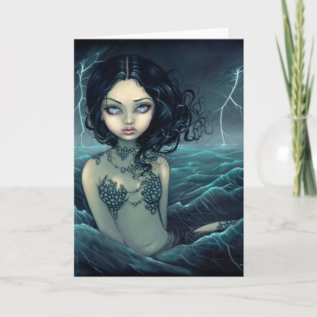 Carte de voeux "Sea Storm" (Devant)