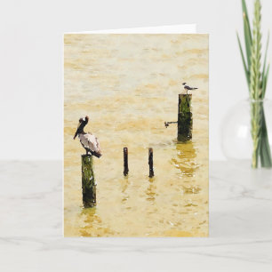 Carte de voeux Seabird Blank