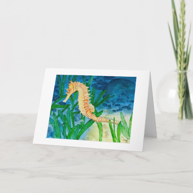Carte de voeux Seahorse (Devant)