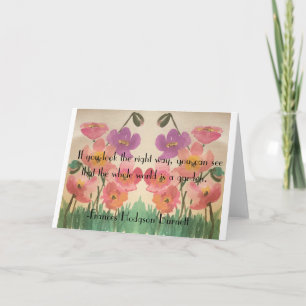 Carte de voeux secrète pour le jardin 1