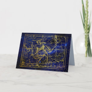 carte de voeux serpens constellation