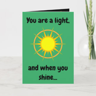 Carte de voeux 'Shine Bright'
