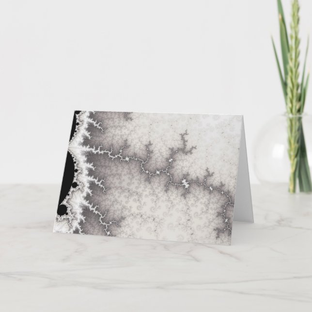 Carte de voeux Silver Fault Line (Devant)