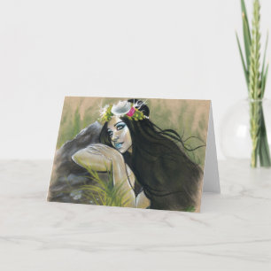 Carte de voeux Siren sirène sombre