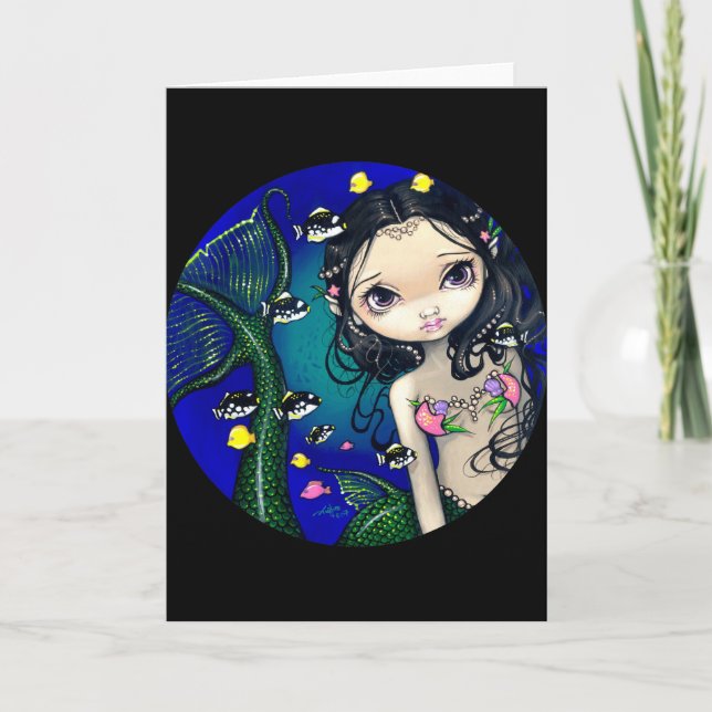 Carte de voeux "Sirène de Porthole" (Devant)