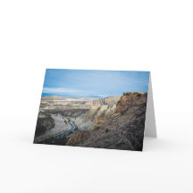 Carte de voeux Smith Rock Canyon (vide)
