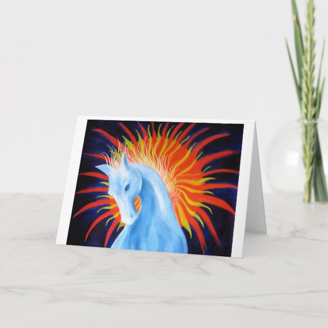 Carte de voeux Spirit Horse (Devant)