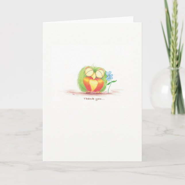 Carte de voeux Sprout Merci (Devant)